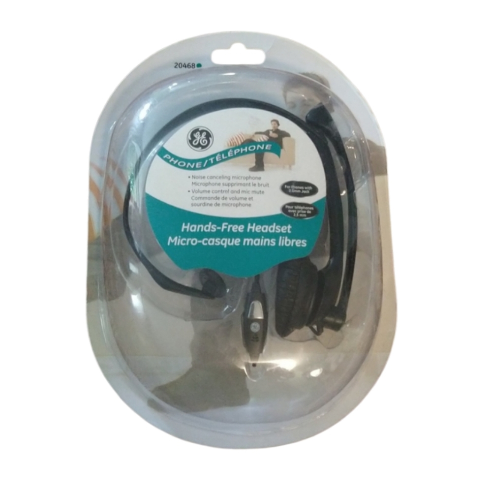 Ohands-free Headset Noise Canceling Microphone Volume Control Mimic Mute.